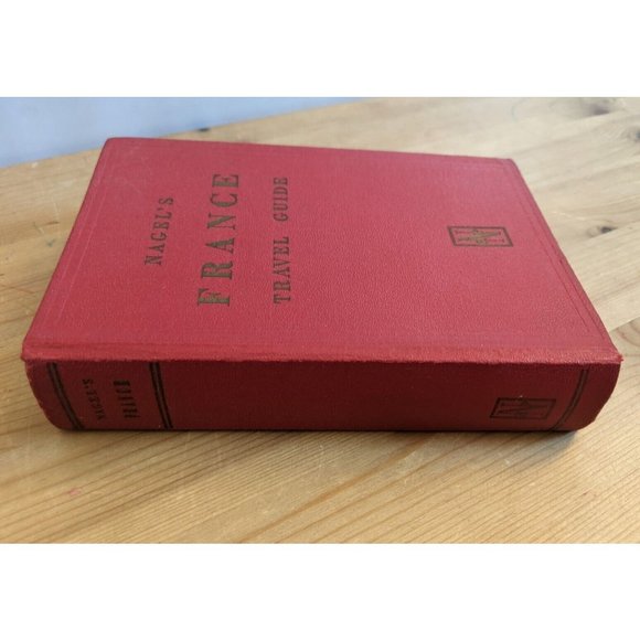 NAGEL'S FRANCE TRAVEL GUIDE Vintage 1956 w/ Maps of Paris & Country Red Rare - Picture 3 of 16